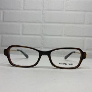 Michael Kors MK 8023F 3135 Abela V Rectangle‎ Dark Havana Womes Eyeglasses H2481
